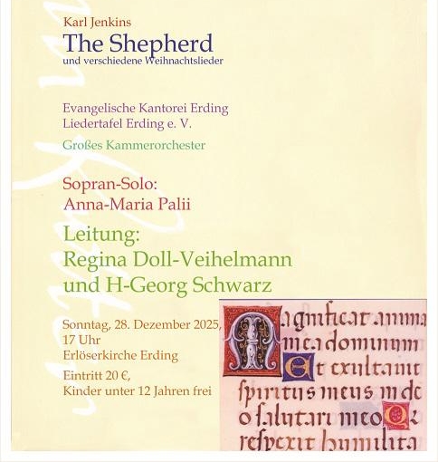 Proben mit der Kantorei Erding für unsere Aufführung des Magnificat von John Rutter